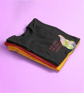 Take Me Out For Date: Amazingly Printed (black) T-Shirt For Singles