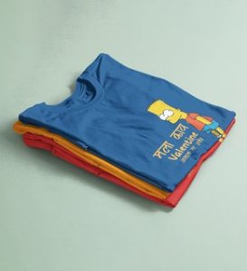 I Don't Care If I Am Valentine: (Blue) T-Shirt For Singles