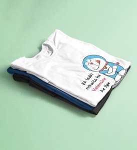 Michan's Lover: Printed (white) T-Shirt For Singles