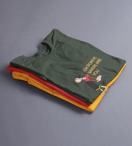 Someone's Searching: Printed (Green) T-Shirt For Singles