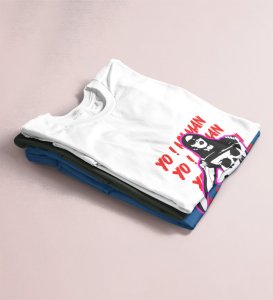 Lover's Paradise: Sublimation Printed (white) T-Shirt For Singles
