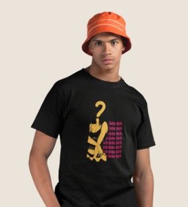 Fantasy Girl: Printed (black) T-Shirt For Singles
