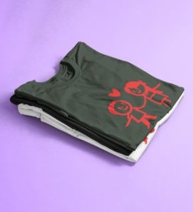 Couples In Love: (Green) T-Shirt For Singles