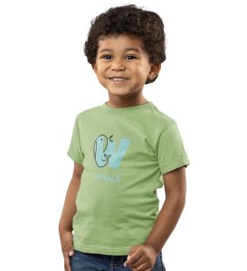 Whale, Boys Printed Crew Neck Tshirt (Olive)
Printed Cotton Tshirt for Boys