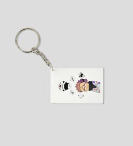Printed Itadori Anime Sublimated Key Chain ( PACK OF 2 )s