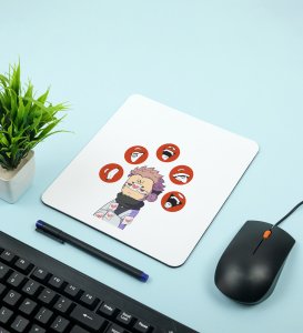 Itadori's Five Faces Printed Mousepad