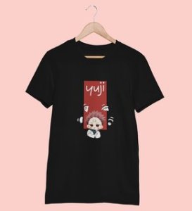 Notorious Itadori Cotton Black Tshirt For Mens and Boys