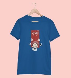 Notorious Itadori Cotton Blue Tshirt For Mens and Boys