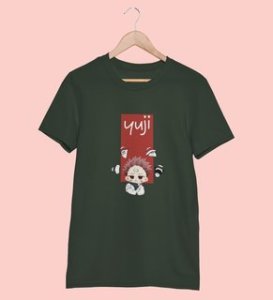 Notorious Itadori Cotton Green Tshirt For Mens and Boys