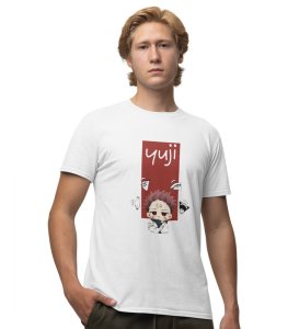 Notorious Itadori Cotton White Tshirt For Mens and Boys