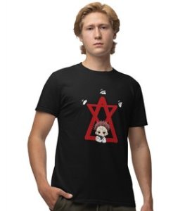 Yuji Itadori Cotton Black Tshirt For Mens and Boys