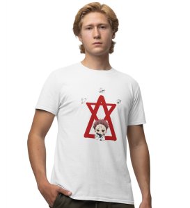 Yuji Itadori Printed Cotton White Tshirt For Mens and Boys