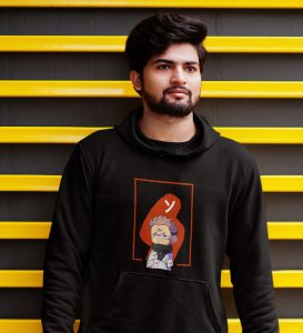 Pissed Itadori Cotton Black Hoodies For Mens and Boys