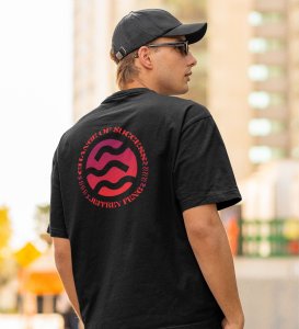 Change Of Success Wings Black Round Neck Cotton Half Sleeved Mens TShirt with Printed Graphics