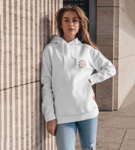 The Sage of Six Paths Mode with a Legacy of Unyielding Power Printed White Cotton Hoodie For Women
