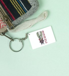 Zetsu Silent Shadows  Printed White Anime Keychains Pack Of 2