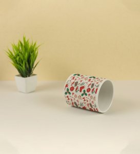 Cozy Christmas Decor and Festive Charm Full Printed Coffee Mug