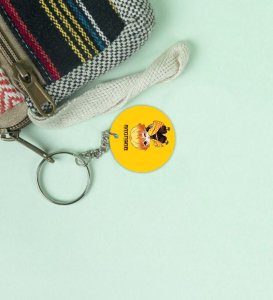 Adorable Shock: Printed Round Anime Keychains Pack of 2