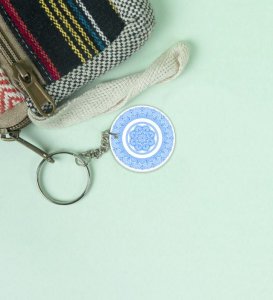 Infinite Harmony: Printed Round Keychains Pack of 2