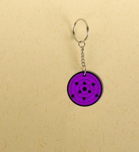 Rings of Power Eye Design Printed Round Keychain Pack of 2