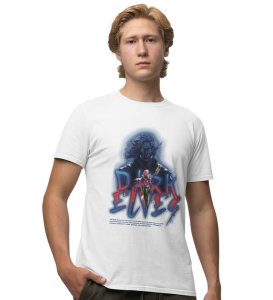 Born of Dusk: Enchanted Warrior Elves Graphic Printed White T-Shirt