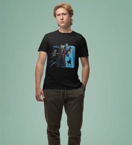 Call of the Hammer: Norse Legend Graphic Printed Black T-Shirt