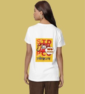 Mind on Display: Classic Television Twist Graphic Printed Black T-Shirt