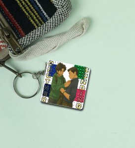 Bond Beyond Blood Brother Love Forever Printed Keychain Pack of 2