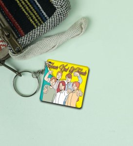 Forever Type Friends With Unbreakable Bond Printed Keychain Pack of 2