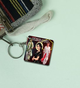 Unbreakable Trio Power Of Three Printed Keychain Pack of 2