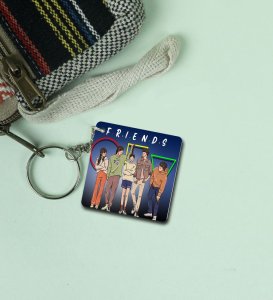 Friends Make Every Moment Better And Brighter Printed Keychain Pack of 2